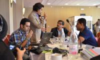 Course participants discuss human rights based approach