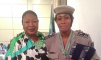 Vice Chairperson at ACHPR, Soyata Maiga (left) and Principal Police Commissioner of Mali, Néné Amy Ouédraogo (right).