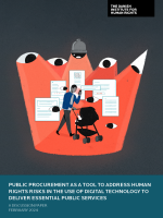 Illustrated cover of discussion on public procurement 