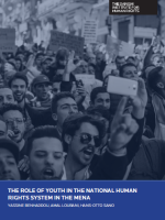 Cover of the report showing a group of young people