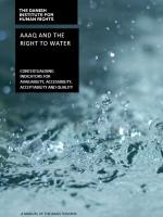AAAQ and the Right to Water - contextualising indicators for availability, accessibility, acceptability and quality