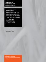 Modernity, Rationality and Constitutional Law in Muslim-Majority Countries