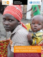 Reproductive rights are human rights - a handbook for national human rights institutions