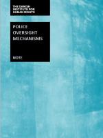 Police oversight mechanisms