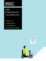 Cover page of report: Make democracy accessible