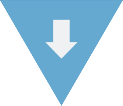 triangle with arrow point down