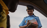 Police woman from Niger