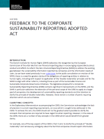 Cover of the feedback note