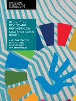 Integrated review and reporting on SDGs and Human Rights: A key to effective, efficient and accountable implementation