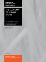 The economy of human rights - Exploring potential linkages between human rights and economic development