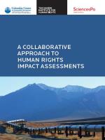A collaborative approach to Human Rights Impact Assessments