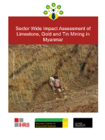 Sector-wide impact assessment of Myanmar’s mining sector