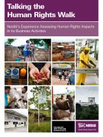 Talking the human rights walk - Nestlé’s experience assessing human rights impacts in its business activities
