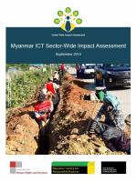 Sector-Wide Impact Assessment of Myanmar’s ICT Sector